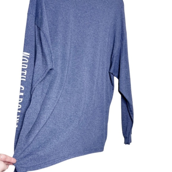 Delta Pro Weight Asheville North Carolina Graphic Long Sleeve Crewneck T-Shirt - Picture 12 of 15